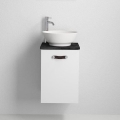 Meuble de salle de bains avec lavabo SOREN, blanc