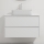 Meuble de salle de bains avec lavabo TRONDHEIM/LJORDAL 90x57x46 cm blanc