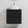 Meuble de salle de bains avec lavabo TRONDHEIM/VIKEDAL 60x57x46 cm noir/blanc