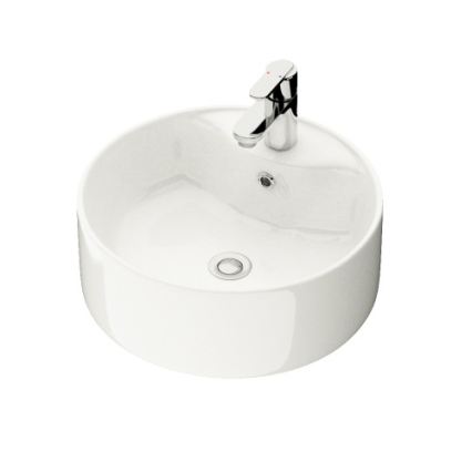 Meuble de salle de bains avec lavabo TRONDHEIM/VIKEDAL 90x57x46 cm anthracite/blanc
