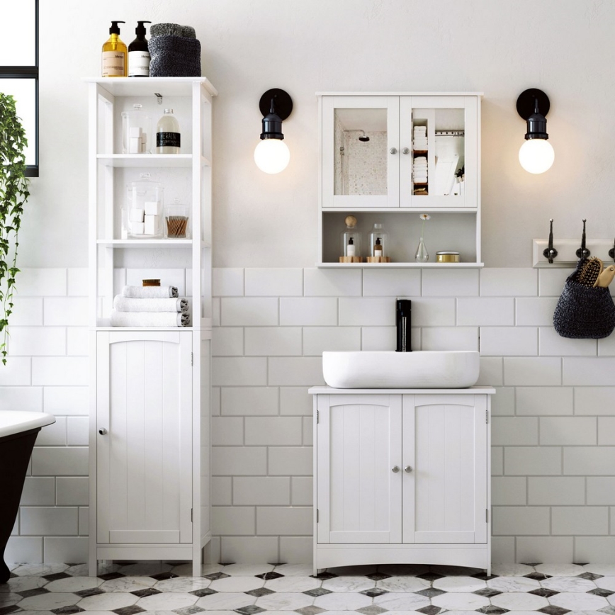 Meuble de salle de bains CLOE blanc