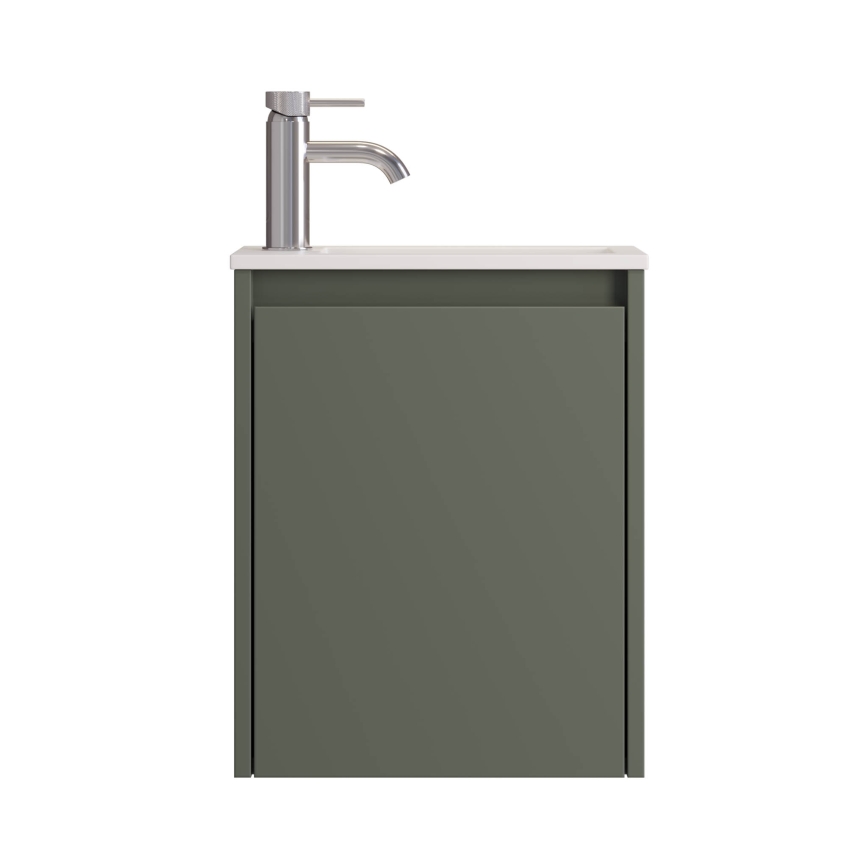 Meuble de salle de bains COMO 40 cm avec lavabo, vert