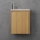 Meuble de salle de bains COMO 40 cm avec vasque, chêne