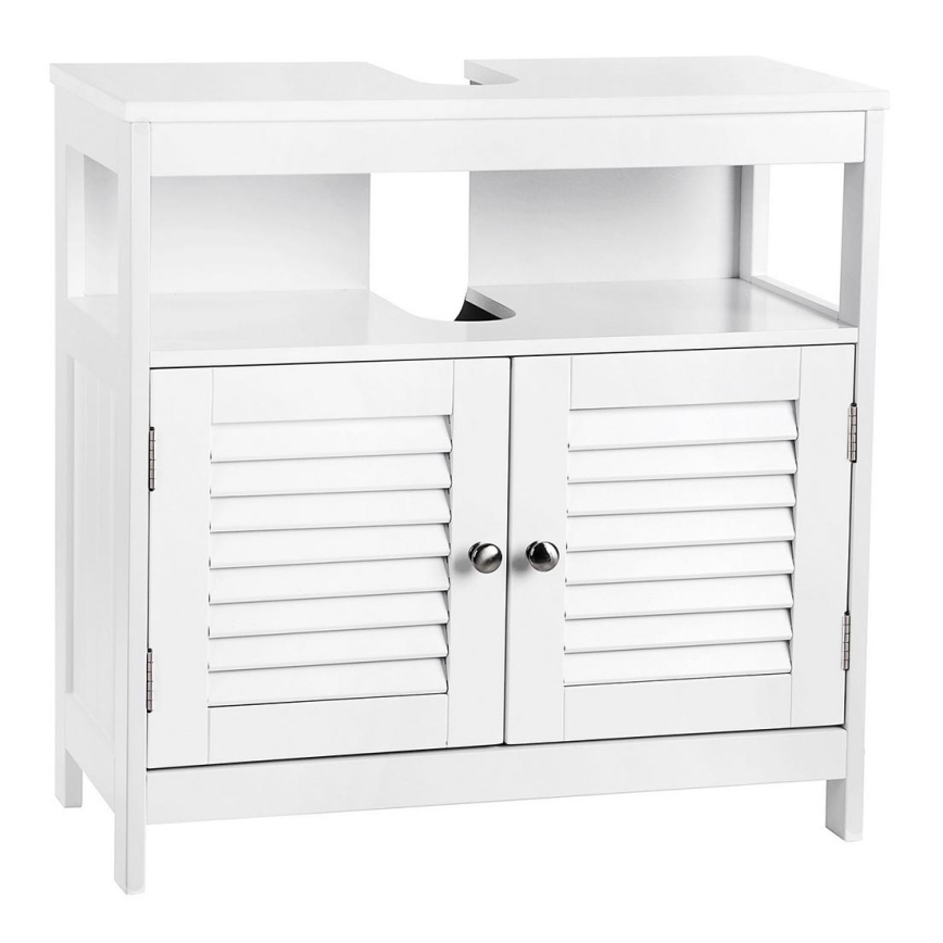 Meuble de salle de bains EIKE blanc