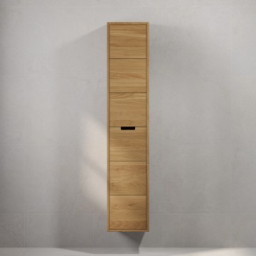 Meuble de salle de bains GRIBSKOV 175 cm beige/chêne