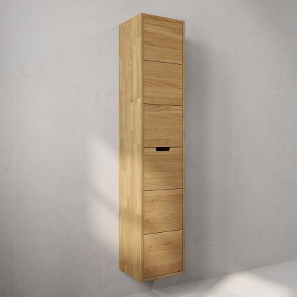 Meuble de salle de bains GRIBSKOV 175 cm beige/chêne