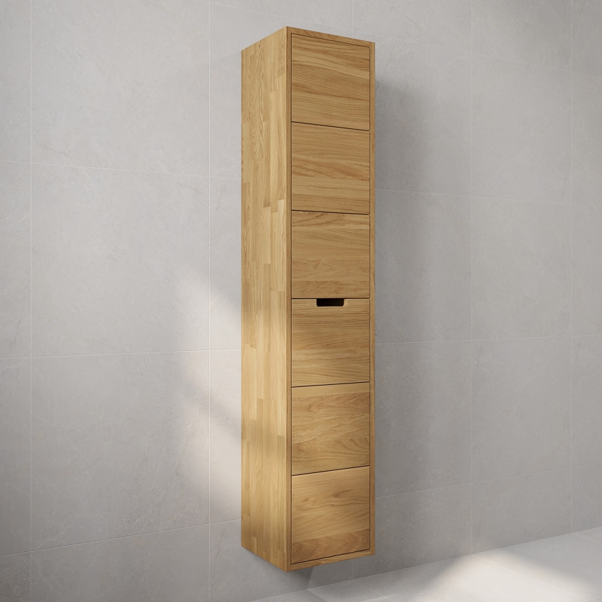 Meuble de salle de bains GRIBSKOV 175 cm beige/chêne