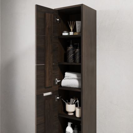 Meuble de salle de bains GRIBSKOV 175 cm brun/chêne
