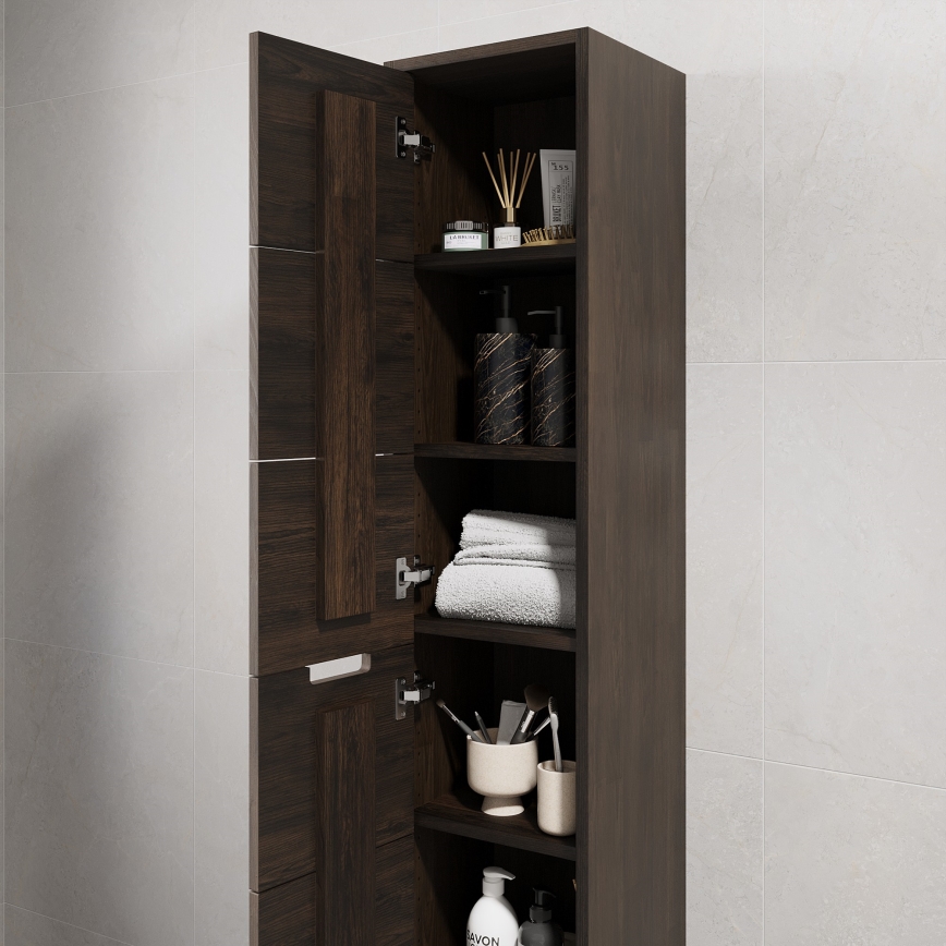 Meuble de salle de bains GRIBSKOV 175 cm brun/chêne