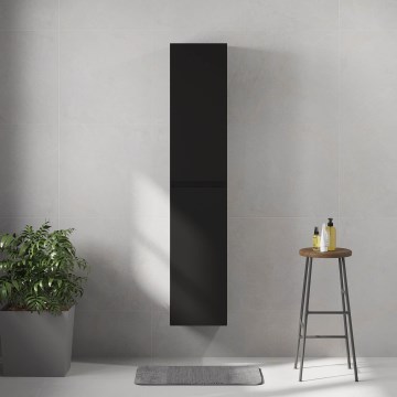 Meuble de salle de bains HELSINKI 35x174x32 cm noir