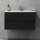Meuble de salle de bains HENRY 91 cm avec lavabo, noir