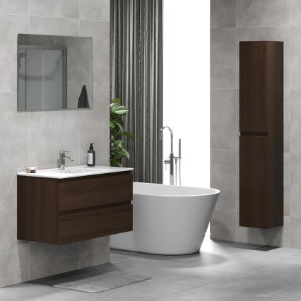 Meuble de salle de bains KENWOOD 186 cm, noyer