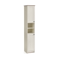 Meuble de salle de bains LEXI 30x170 cm blanc/marron