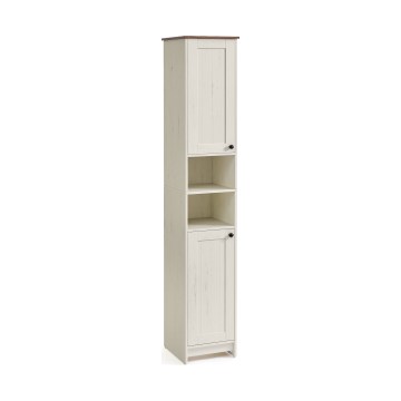 Meuble de salle de bains LEXI 30x170 cm blanc/marron