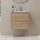 Meuble de salle de bains LYKE 60 cm avec lavabo, chêne