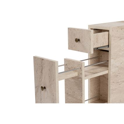 Meuble de salle de bains MELODY, décor marbre beige