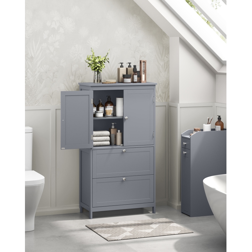 Meuble de salle de bains MOKU 60x30 cm gris