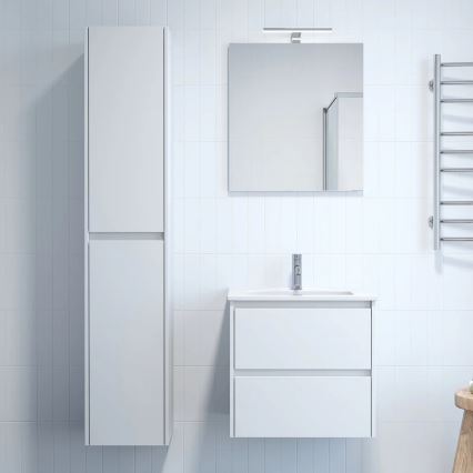 Meuble de salle de bains MOLDE 174 cm, blanc