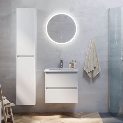 Meuble de salle de bains MOLDE 35x174x32 cm blanc