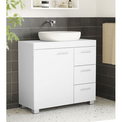 Meuble de salle de bains NICO blanc