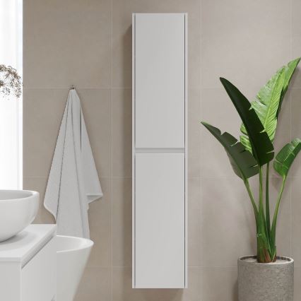 Meuble de salle de bains TRONDHEIM 35x174x30 cm blanc
