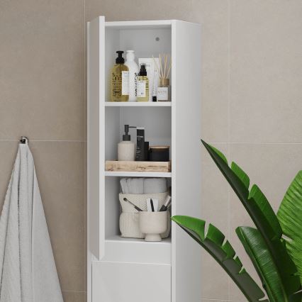 Meuble de salle de bains TRONDHEIM 35x174x30 cm blanc