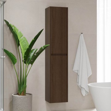Meuble de salle de bains TRONDHEIM 35x174x30 cm, finition noyer