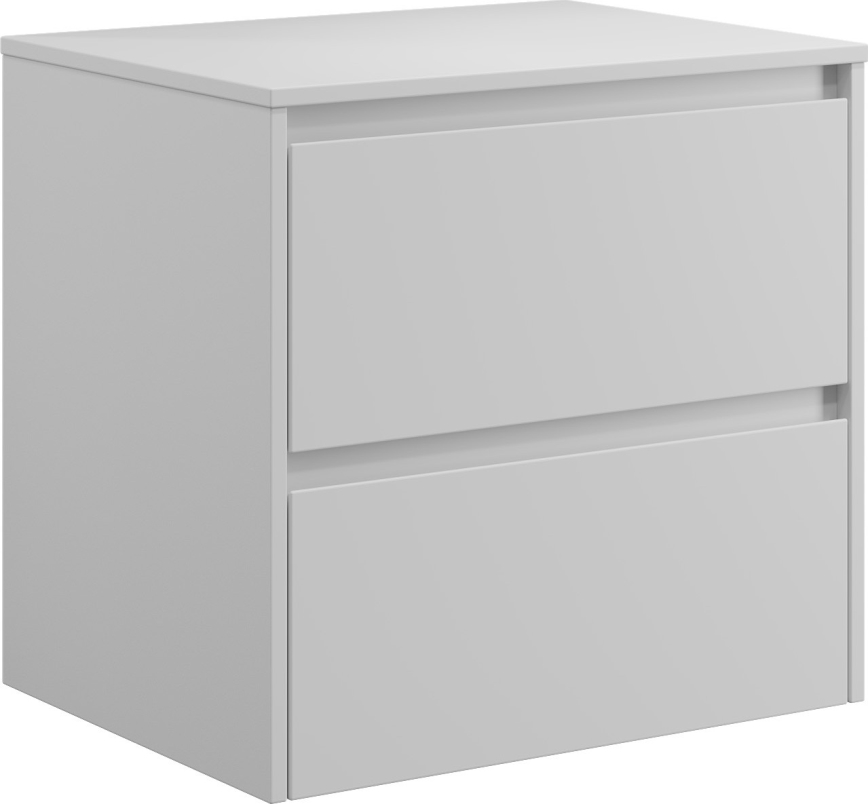 Meuble de salle de bains TRONDHEIM pour lavabo 60 cm blanc