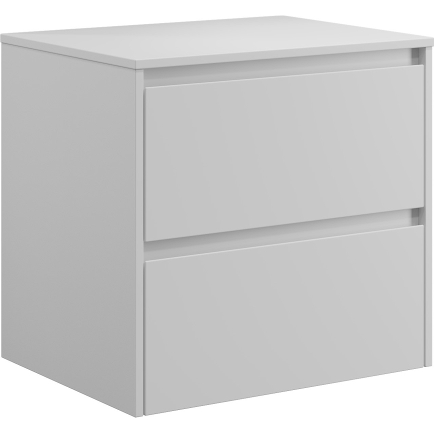 Meuble de salle de bains TRONDHEIM pour lavabo 60x57x46 cm blanc