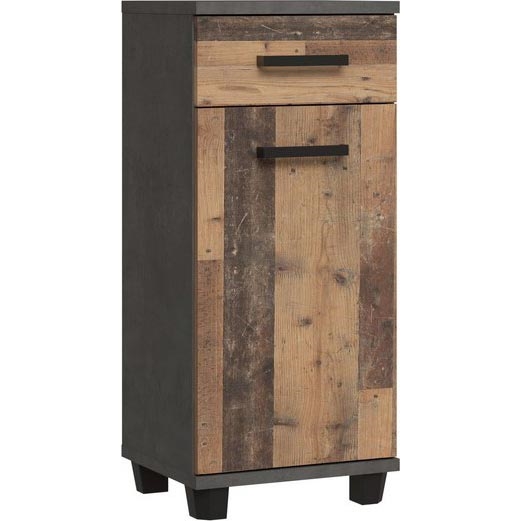 Meuble de salle de bains VENOM anthracite/marron