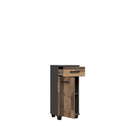 Meuble de salle de bains VENOM anthracite/marron