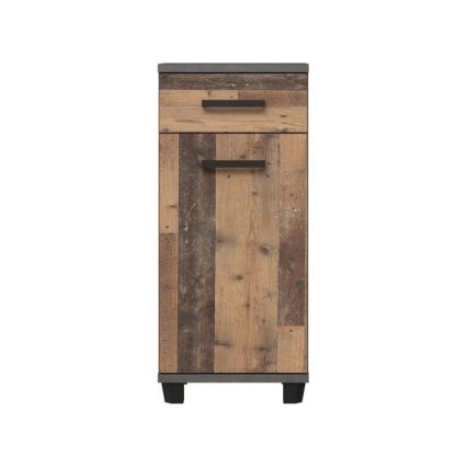 Meuble de salle de bains VENOM anthracite/marron