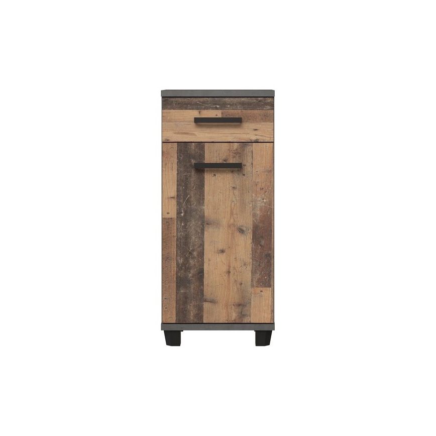 Meuble de salle de bains VENOM anthracite/marron