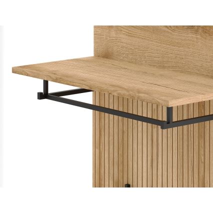 Meuble d'entrée KLEO brun/blanc