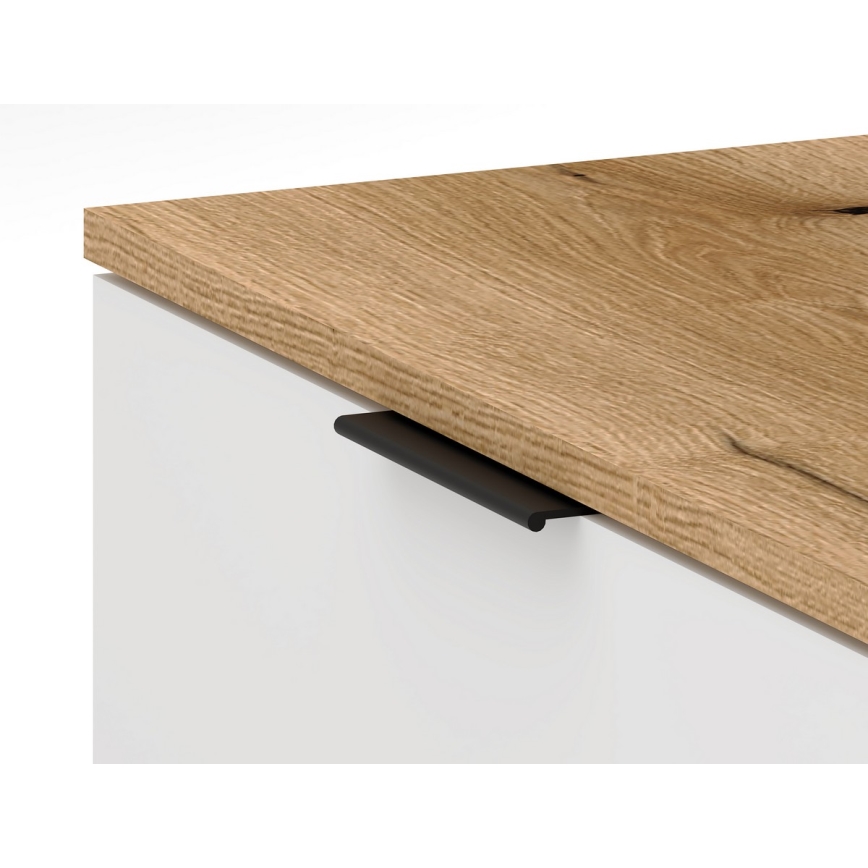 Meuble d'entrée KLEO brun/blanc