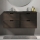 Meuble-lavabo GRIBSKOV 120 cm brun/chêne/noir