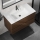 Meuble-lavabo KENWOOD 91 cm, noyer/blanc
