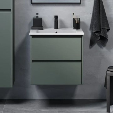 Meuble-lavabo LYKE 60 cm vert
