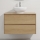 Meuble-lavabo TRONDHEIM/DRAMMEN 90x57x46 cm chêne/blanc