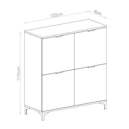 Meuble LORA chêne artisan