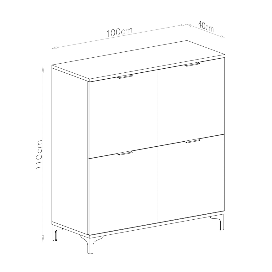 Meuble LORA chêne artisan