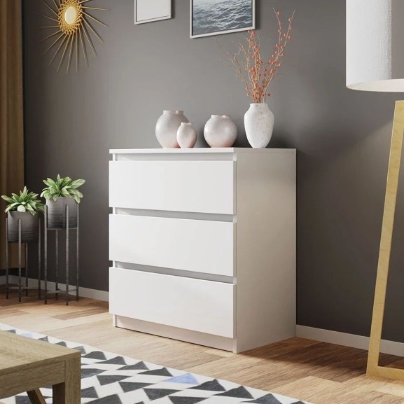Meuble MALWA 77x70 cm blanc