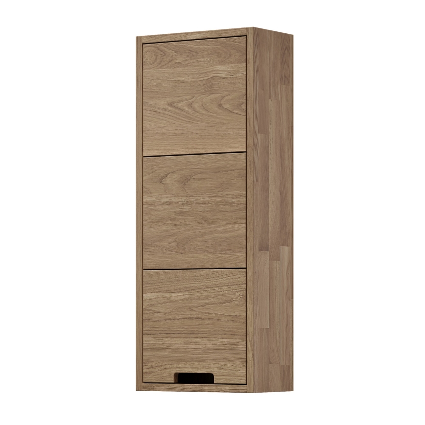 Meuble mural de salle de bains GRIBSKOV 90 cm beige/chêne