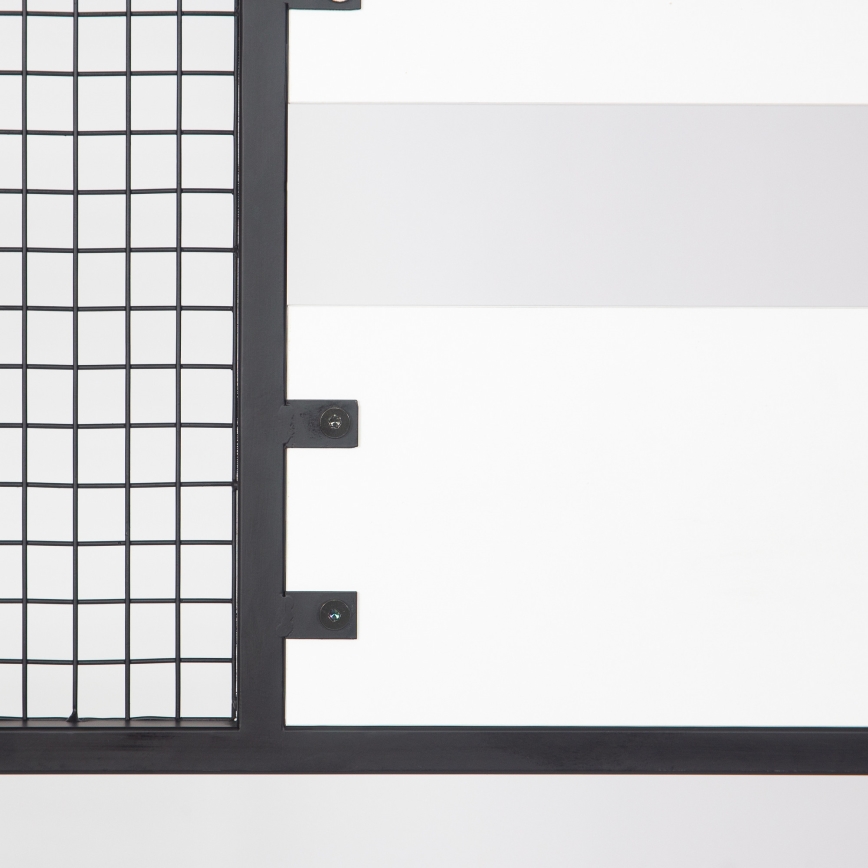 Meuble mural NOMAD 182x78 cm blanc/noir