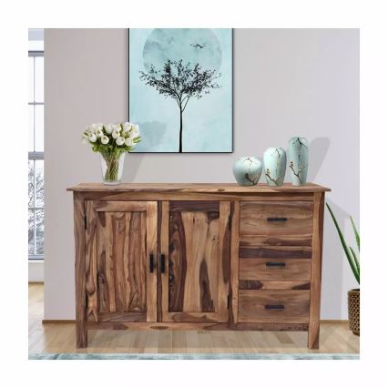 Meuble RAMI 90x140 cm bois massif/palissandre