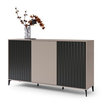 Meuble RONJA taupe/noir