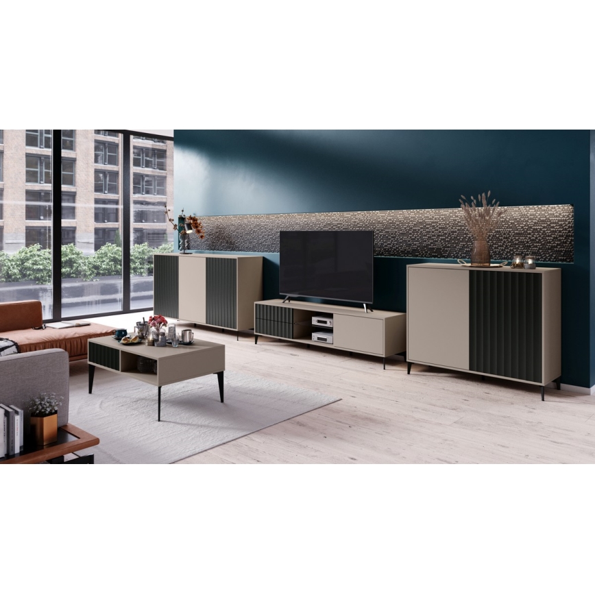 Meuble RONJA taupe/noir