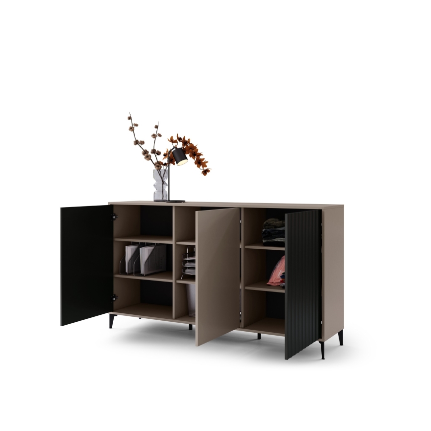 Meuble RONJA taupe/noir