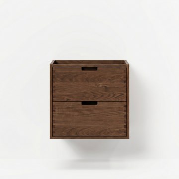 Meuble sous-lavabo GRIBSKOV 60 cm brun/chêne