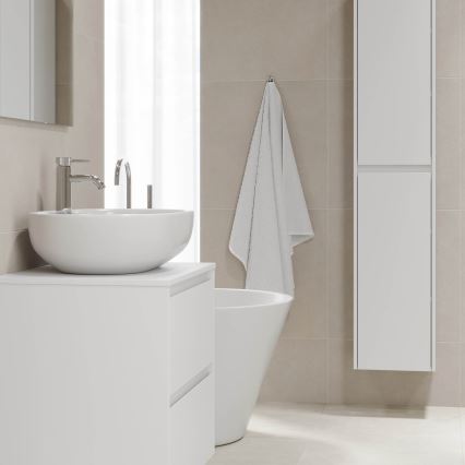 Meuble sous-lavabo TRONDHEIM 90x57x46 cm blanc